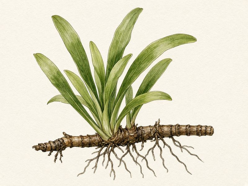 Watercolour illustration: Turtle grass